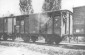 El «tren de la muerte» Iasi-Calarasi en la estación en Târgu Frumos. © Dominio Público, otorgada por el USHMM
